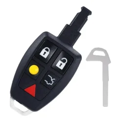 Online Smart key behuizing 5 knops geschikt voor Smart Autosleutelhoesjes