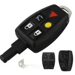 Online Smart key behuizing 5 knops geschikt voor Smart Autosleutelhoesjes