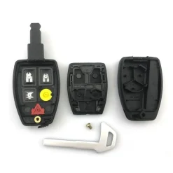 Online Smart key behuizing 5 knops geschikt voor Smart Autosleutelhoesjes