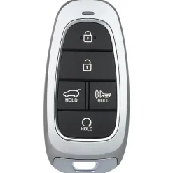 Hot Smart key behuizing 5 knops geschikt voor Hyundai Autosleutelhoesjes