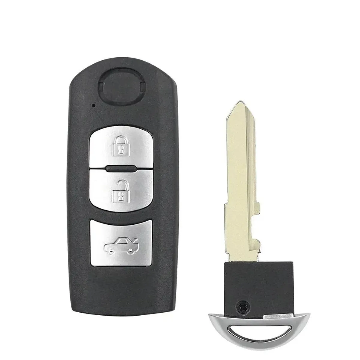 Outlet Smart key behuizing 3 knops geschikt voor Mazda Autosleutelhoesjes