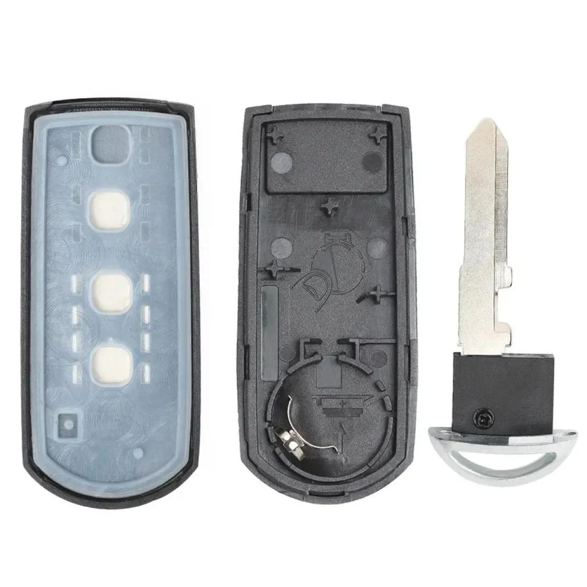 Outlet Smart key behuizing 3 knops geschikt voor Mazda Autosleutelhoesjes