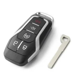 Hot Smart key behuizing 5 knops geschikt voor Ford Autosleutelhoesjes