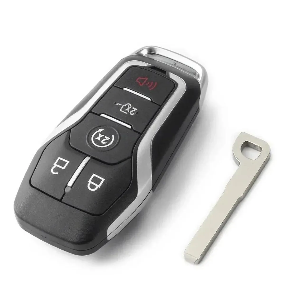 Hot Smart key behuizing 5 knops geschikt voor Ford Autosleutelhoesjes