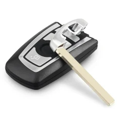New Smart key behuizing 4 knops geschikt voor BMW Autosleutelhoesjes