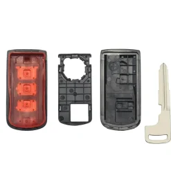 Hot Smart key behuizing 2 knops geschikt voor Autosleutelhoesjes