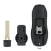 Outlet Smart key behuizing 1 knops geschikt voor Porsche Autosleutelhoesjes