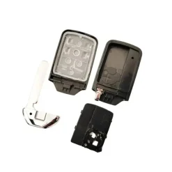 Hot Smart key behuizing 4 knops geschikt voor Honda Autosleutelhoesjes