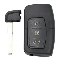 Best Smart key behuizing 3 knops geschikt voor Ford Autosleutelhoesjes