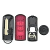 Online Smart key behuizing 2 knops geschikt voor Mazda Autosleutelhoesjes
