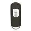 Best Smart key behuizing 2 knops geschikt voor Mazda Autosleutelhoesjes