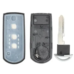 Best Smart key behuizing 2 knops geschikt voor Mazda Autosleutelhoesjes