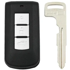 Best Smart key behuizing 3 knops voor Mitsubishi Autosleutelhoesjes