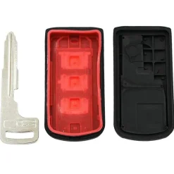 Best Smart key behuizing 3 knops voor Mitsubishi Autosleutelhoesjes