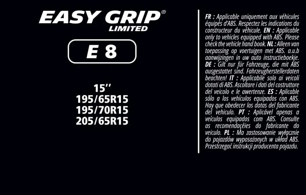 Online Sneeuwkettingen - Easy Grip - EG-E8 Sneeuwkettingen