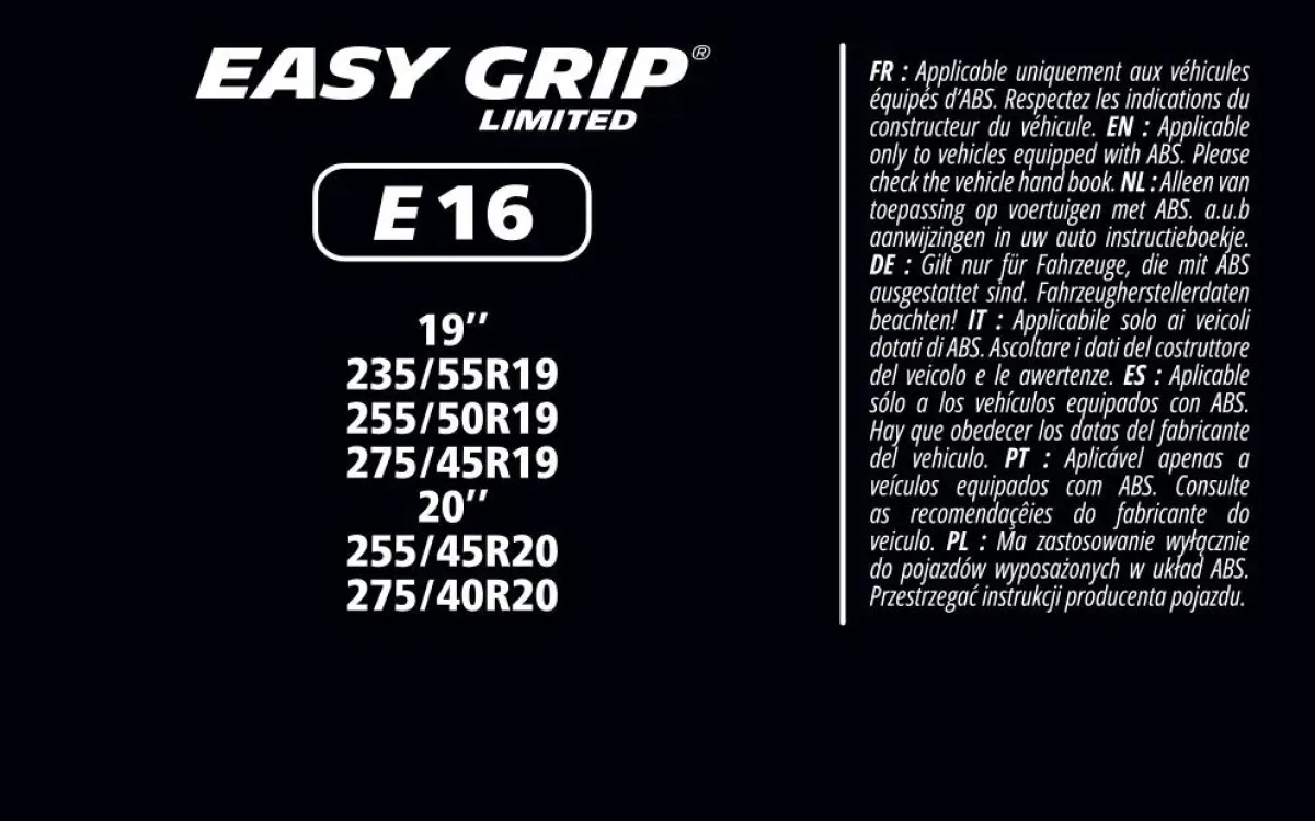 Outlet Sneeuwkettingen - Easy Grip - EG-E16 Sneeuwkettingen