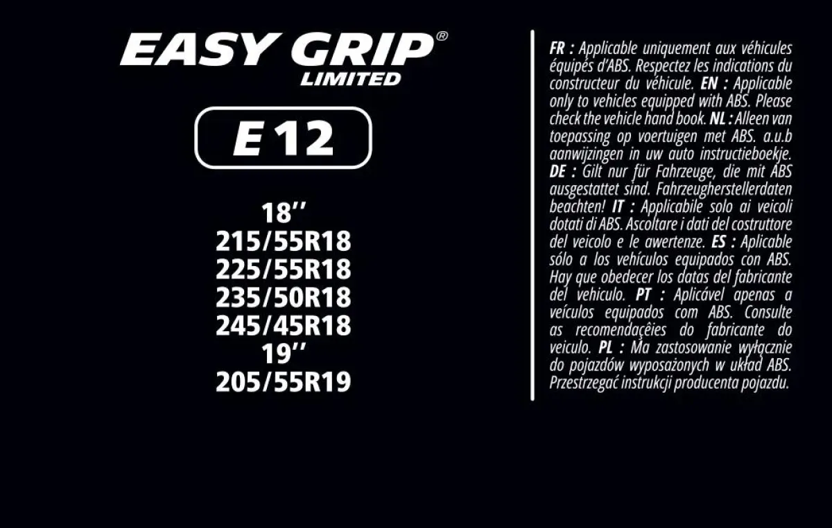 Discount Sneeuwkettingen - Easy Grip -EG-E12 Sneeuwkettingen