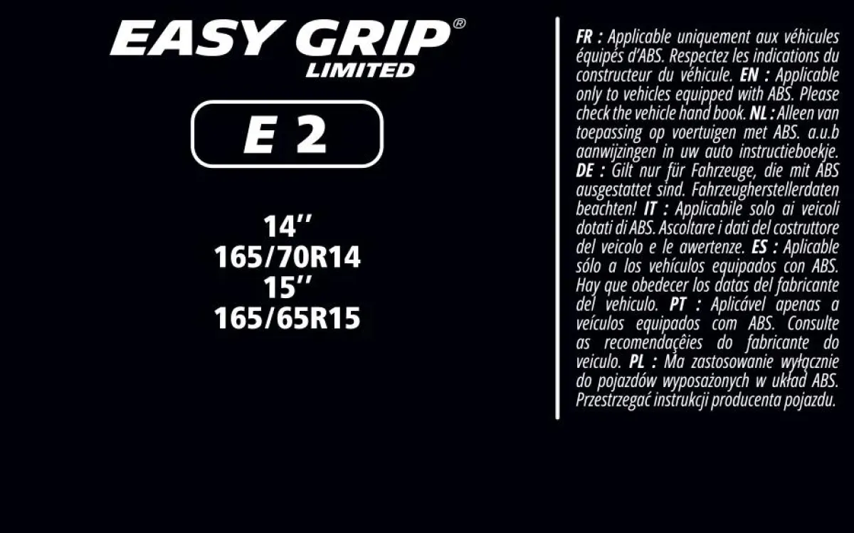 Sale Sneeuwkettingen - Easy Grip - EG-E2 Sneeuwkettingen