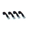 Online Spanbanden 4x zwart 1 m – Trekkracht 250 kg Spanbanden