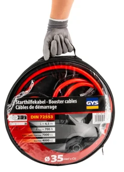 Discount Startkabels 700A - Geïsoleerd - 4,5m Acculaders & Starthulpen
