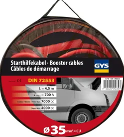 Discount Startkabels 700A - Geïsoleerd - 4,5m Acculaders & Starthulpen