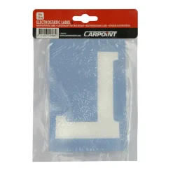 Statische sticker 'L' voor lesvoertuigen 10x15cm Markeringsborden & -Signalen