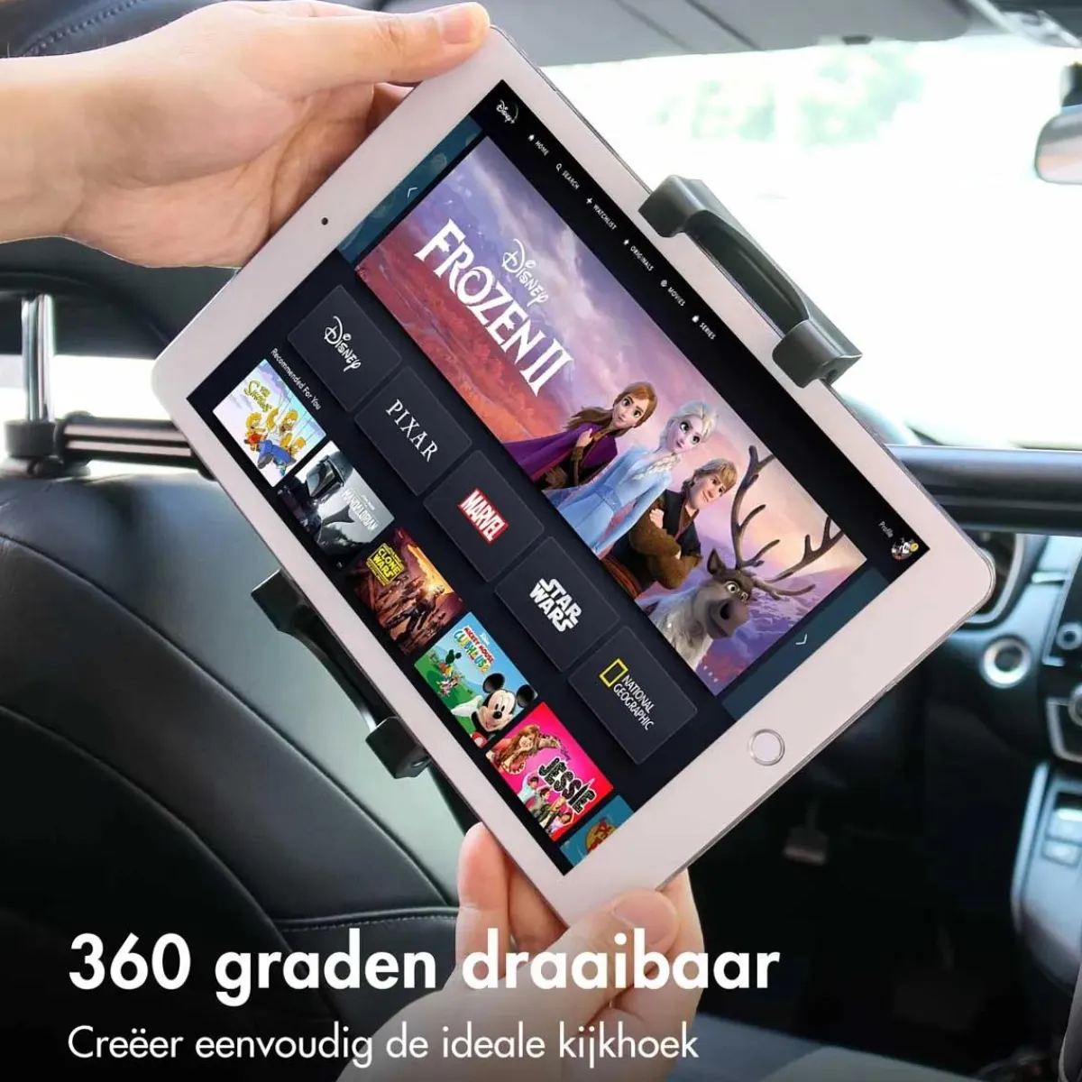 Tablethouder Auto - Hoofdsteun Midden Telefoon & Tablethouders