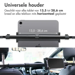 Tablethouder Auto - Hoofdsteun Midden Telefoon & Tablethouders