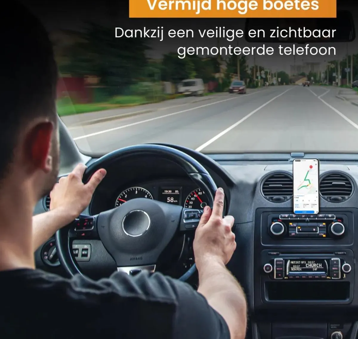 Clearance Telefoonhouder Auto Magneet 360˚C Rotatie Telefoon & Tablethouders