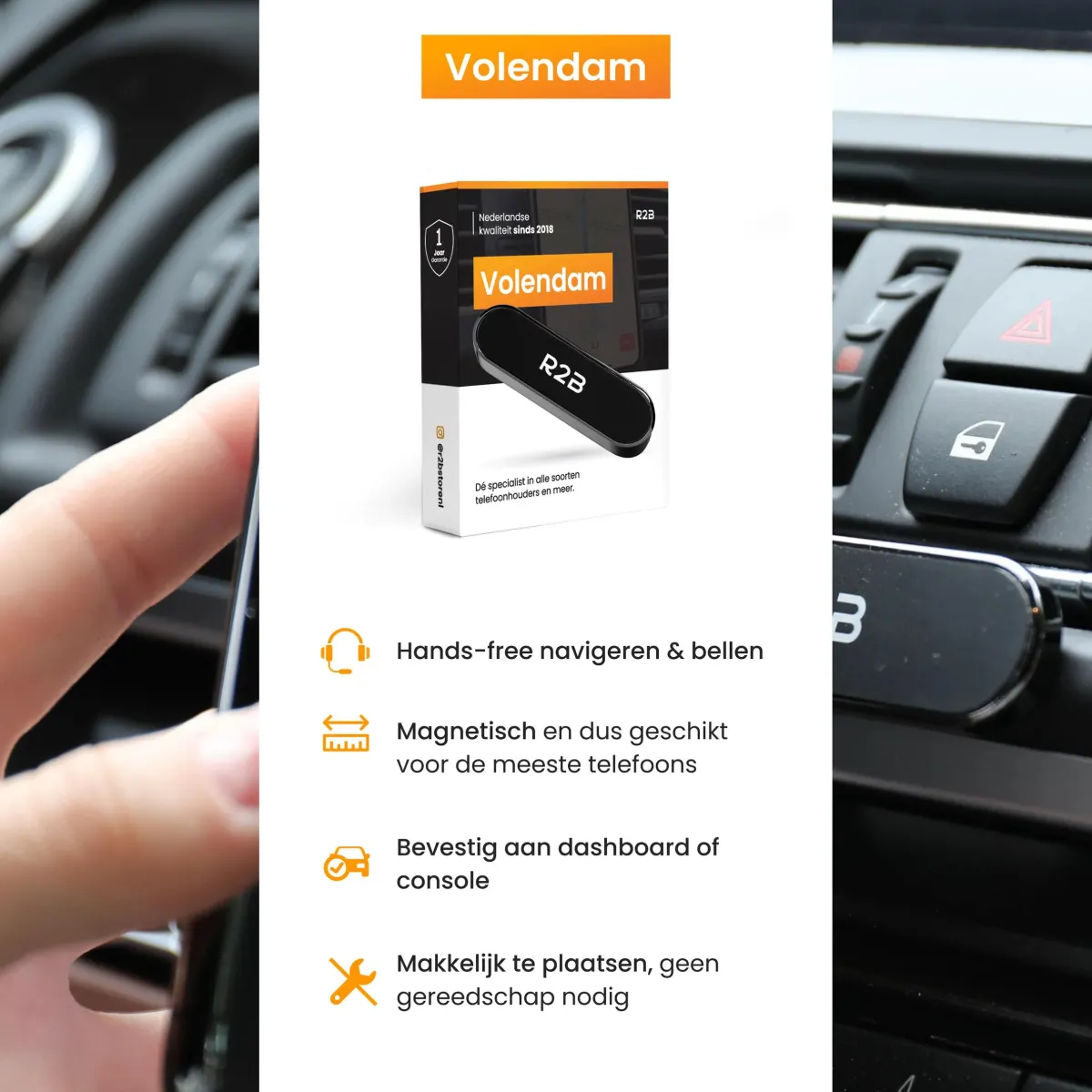 Online Telefoonhouder Auto Magnetisch Dashboard Telefoon & Tablethouders