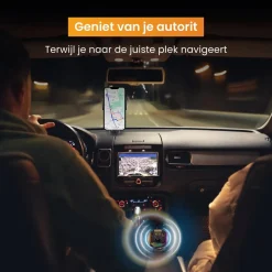 Outlet Telefoonhouder Auto Oplader + FM Transmitter Telefoon & Tablethouders