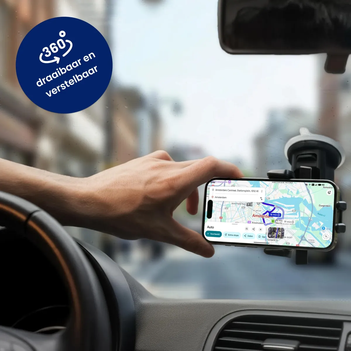 Sale Telefoonhouder Auto voor Raam en Dashboard Telefoon & Tablethouders