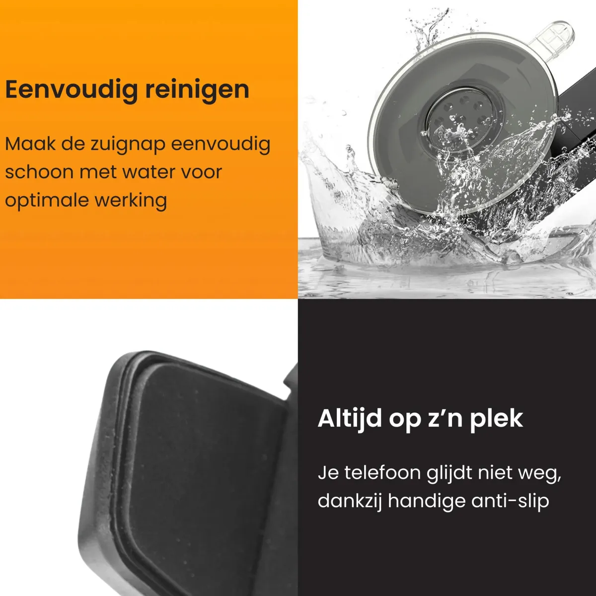 Sale Telefoonhouder Auto voor Raam en Dashboard Telefoon & Tablethouders