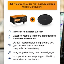 Best Telefoonhouder Auto Zuignap met Draadloze Oplader Telefoon & Tablethouders