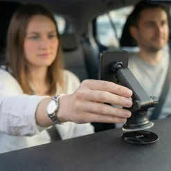 Best Telefoonhouder Auto Zuignap met Draadloze Oplader Telefoon & Tablethouders