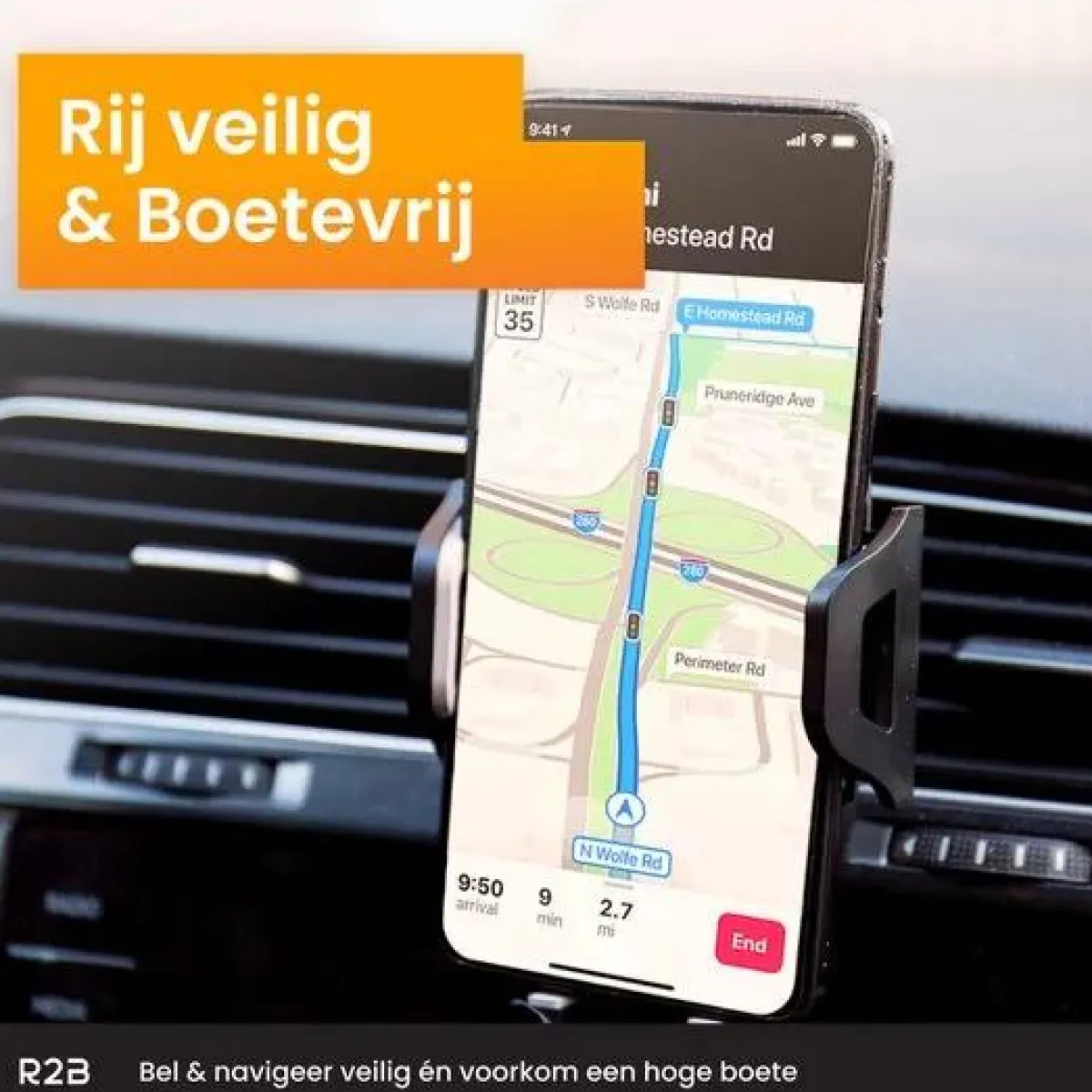 Online Telefoonhouder Auto Zuignap en Ventilatie Telefoon & Tablethouders