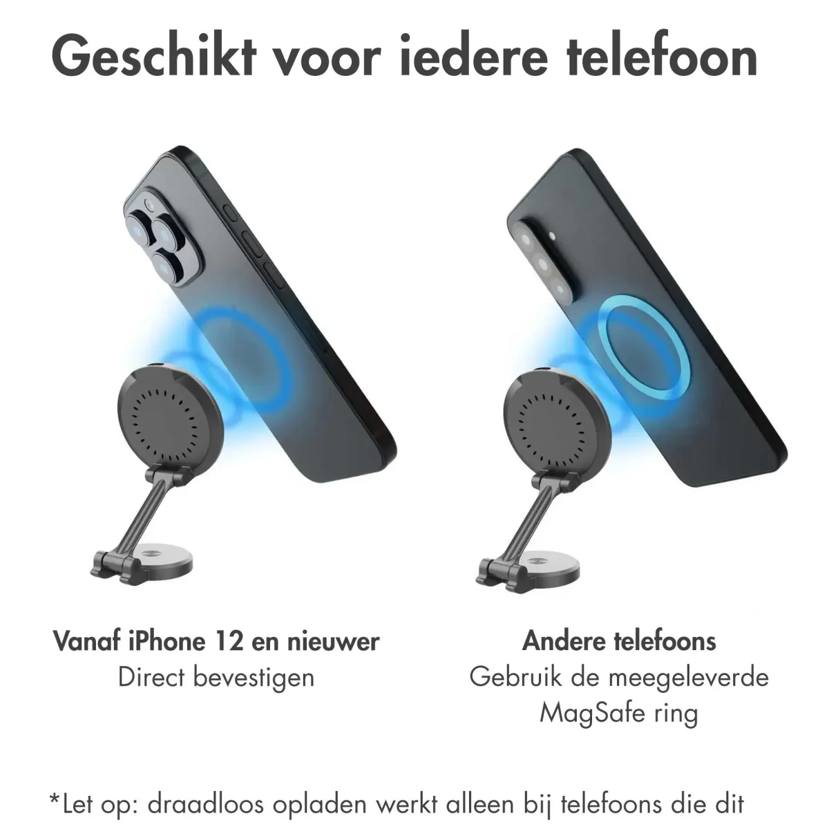 Hot Telefoonhouder met MagSafe oplader Telefoon & Tablethouders