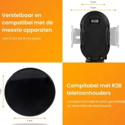 Clearance Telefoonhouders Auto Zuignap + Dashboardpad Telefoon & Tablethouders