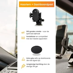 Clearance Telefoonhouders Auto Zuignap + Dashboardpad Telefoon & Tablethouders