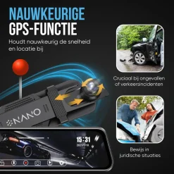 Clearance T55 4K 2CH Full Mirror Wifi GPS 32gb dashcam Dashcams