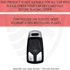 Best TPU Sleutelhoesje voor Audi clear 4 Autosleutelhoesjes