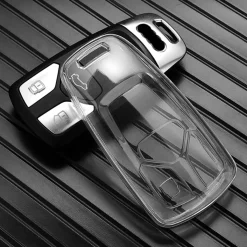 Best TPU Sleutelhoesje voor Audi clear 4 Autosleutelhoesjes