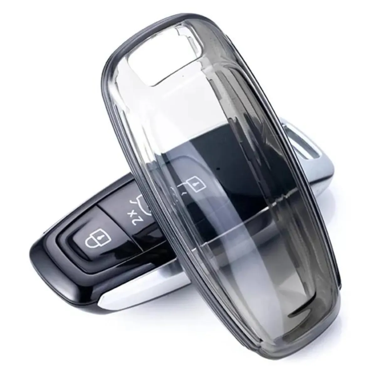 Clearance TPU Sleutelhoesje voor Audi clear 5 Autosleutelhoesjes