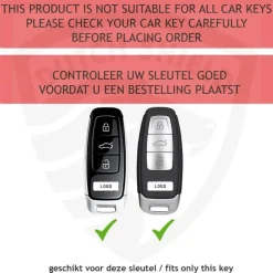 Clearance TPU Sleutelhoesje voor Audi clear 5 Autosleutelhoesjes
