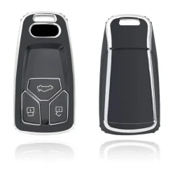 New TPU Sleutelhoesje voor Audi zwart B3 Autosleutelhoesjes