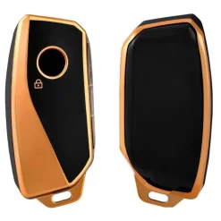 Outlet TPU Sleutelhoesje voor Bmw goud F4 Autosleutelhoesjes