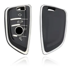 Discount TPU Sleutelhoesje voor Bmw i serie zwart B4A-NEW Autosleutelhoesjes