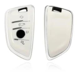 Outlet TPU Sleutelhoesje voor Bmw wit B4A Autosleutelhoesjes