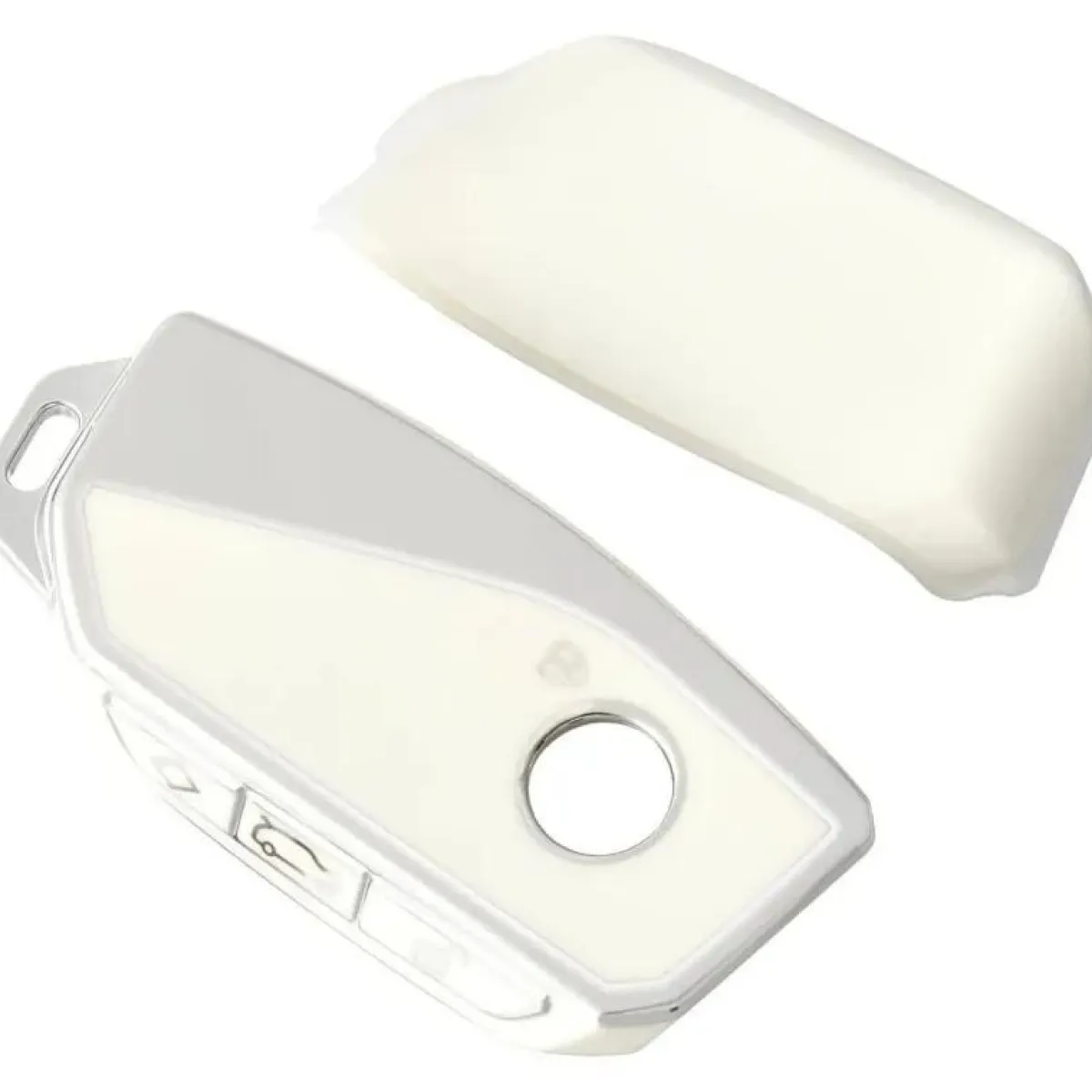 Sale TPU Sleutelhoesje voor Bmw wit F4 Autosleutelhoesjes