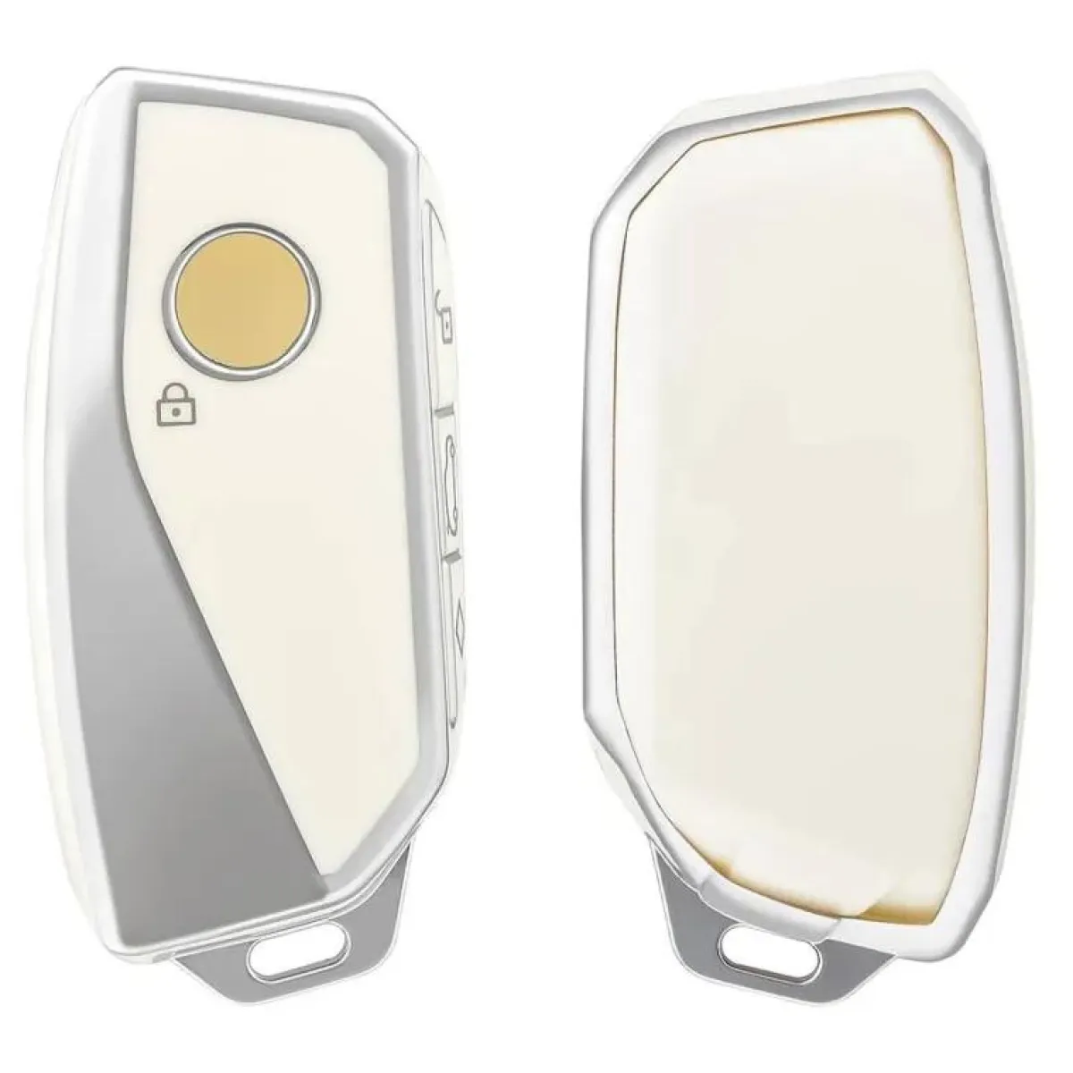 Sale TPU Sleutelhoesje voor Bmw wit F4 Autosleutelhoesjes